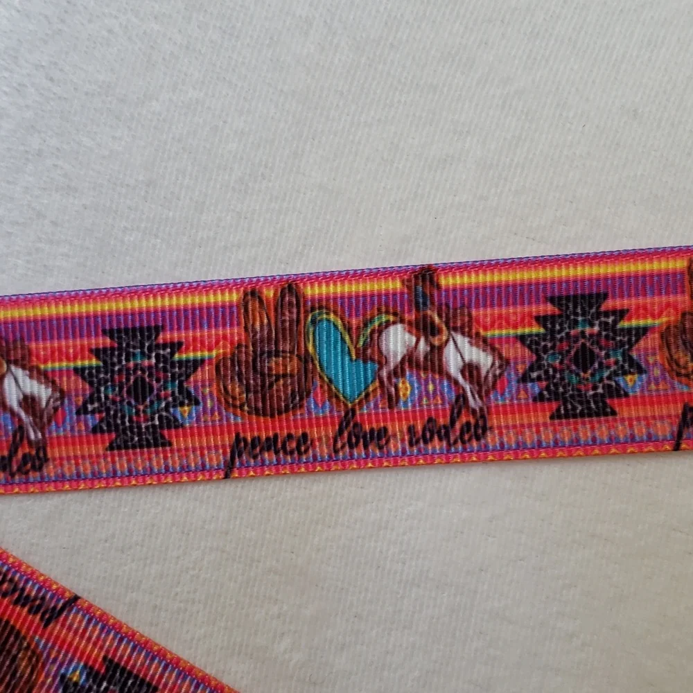 Rodeo Key Lanyard Keys Peace Love Cowgirl Vaquera Cowboy Horse Leopard Bronc - Picture 7 of 11